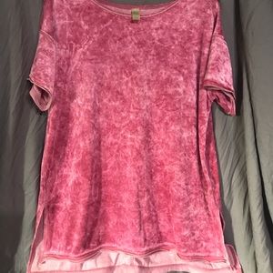 “Green Tea” Pink Velvet Tee CB4